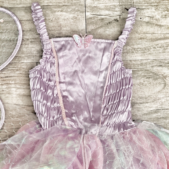 DETACHABLE 3 PC NWT Girls Fairy PRINCESS Costume! - Picture 6 of 8